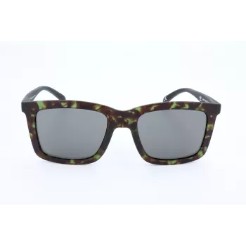 Occhiali da sole uomo Adidas AOR015-140030 - montatura nera, lenti grigie, 53 mm