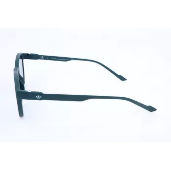 Occhiali da sole uomo Adidas AOR030 - montatura rettangolare nera, lenti grigie, 52/19/145 mm