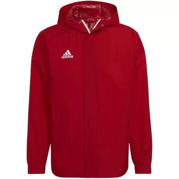 adidas uomo Entrada 22 giacca all weather rosso IK4009