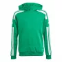 adidas Squadra 21 Hoody Youth Felpa Team Green/White GP6432 Taglia 140cm
