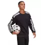 adidas Tiro 21 maglia da allenamento uomo nero felpa con mezzo zip GT6638