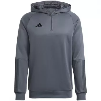adidas Tiro 23 Competition Hoodie uomo Medium Grey Heather