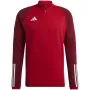 adidas Tiro 23 Competition Felpa da allenamento uomo Team Power Red