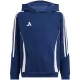 adidas Tiro 24 Felpa con cappuccio per bambino Navy Blue 128cm