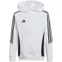 adidas Tiro 24 Felpa con cappuccio bianco IR7506 128cm