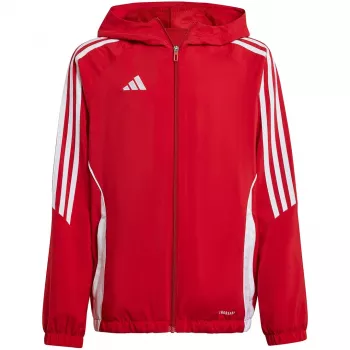 adidas Tiro 24 giacca da allenamento bambino rosso/bianco 164cm