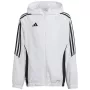 adidas Tiro 24 giacca da allenamento bambino bianca IM8799 164 cm