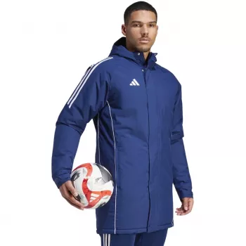 adidas Tiro 24 Stadium Parka giacca uomo Team Navy Blue/bianco M