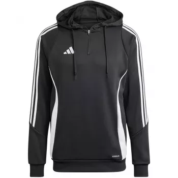 adidas Tiro 24 Felpa da allenamento con cappuccio uomo nero IJ9957