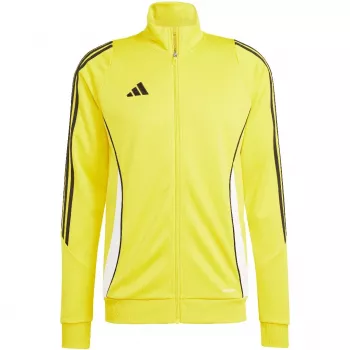 adidas Tiro 24 top da allenamento uomo Team Yellow mezza zip manica lunga AEROREADY slim fit M