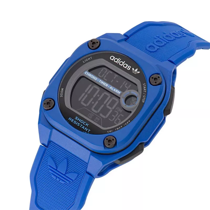 Adidas Orologio digitale al quarzo unisex AOST23061 45mm nero resina silicone