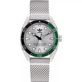 Adidas Orologio unisex AOFH22503 42mm acciaio inox nero silicone