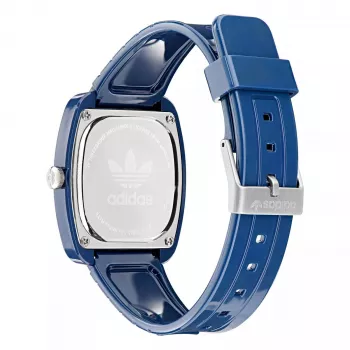 Adidas Orologio Unisex AOSY24029 37mm Quarzo Analogico Cinturino in Silicone Bianco