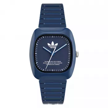 Adidas Orologio Unisex AOSY24029 37mm Quarzo Analogico Cinturino in Silicone Bianco