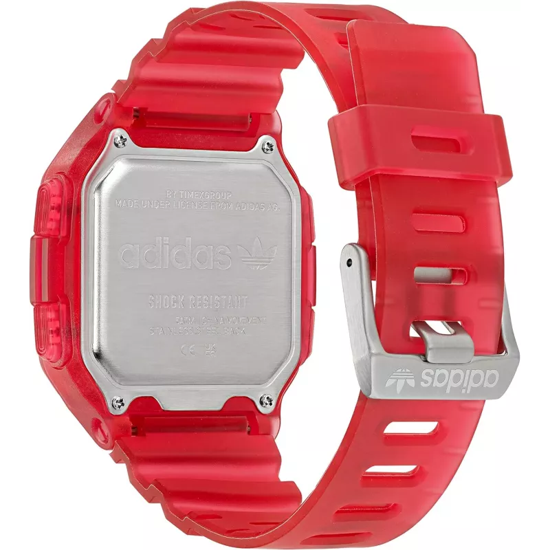 Adidas Orologio donna al quarzo digitale AOST22051 38mm nero silicone