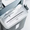 Adler AD 1037s argento distruggidocumenti a taglio a strisce, 5 fogli, livello di sicurezza P-1, contenitore 10 l