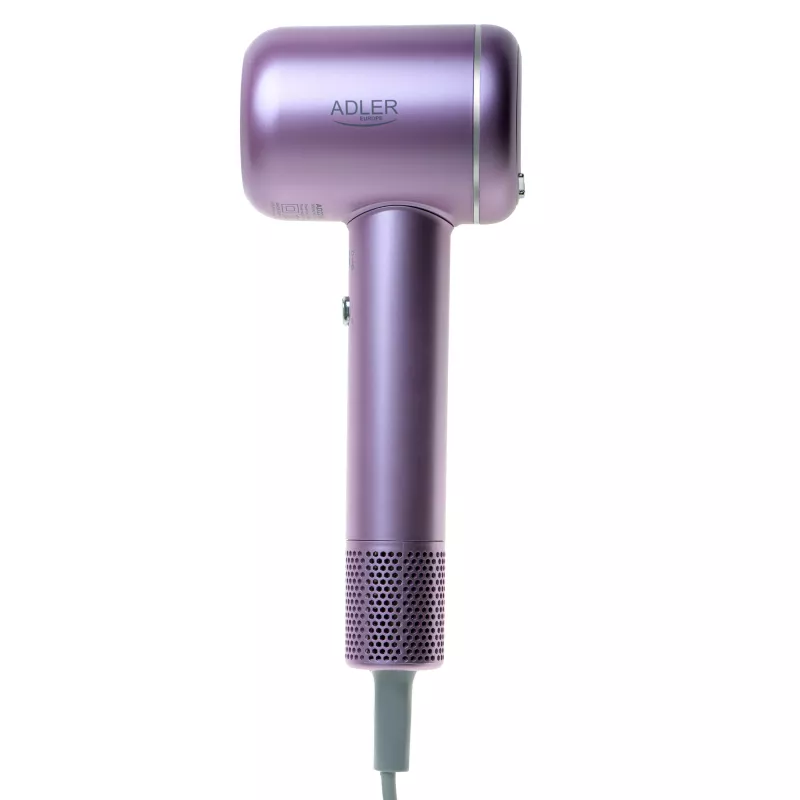 ADLER AD 2270p asciugacapelli da viaggio 1200W dual voltage pieghevole nero/argento