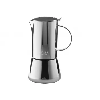 Adler AD 4417 Macinacaffè, 150 W, 75 g, acciaio inox, argento/nero