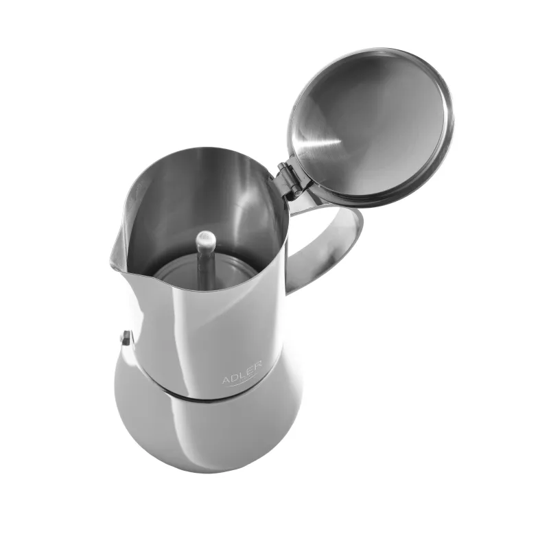 Adler AD 4417 Macinacaffè, 150 W, 75 g, acciaio inox, argento/nero