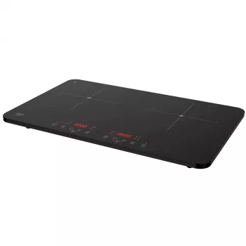 Adler AD 6516 Piano cottura a induzione doppio 3500W controllo touch nero