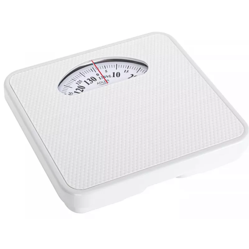 Adler AD 8179 Bilancia meccanica per persone - bianca, portata 136 kg