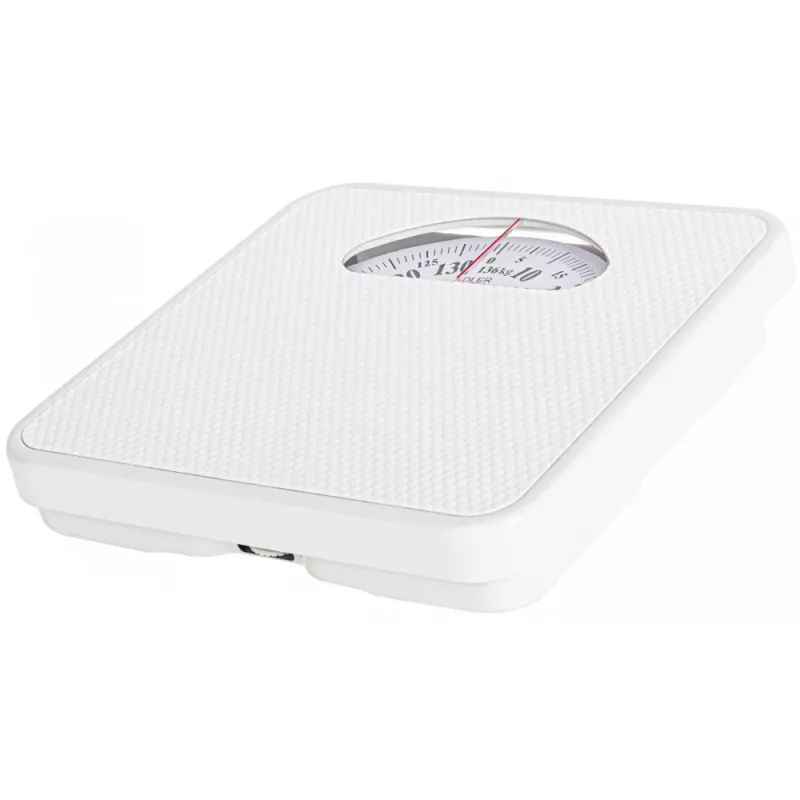 Adler AD 8179 Bilancia meccanica per persone - bianca, portata 136 kg