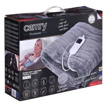 Camry CR 7434 coperta elettrica con timer, 7 livelli di calore
