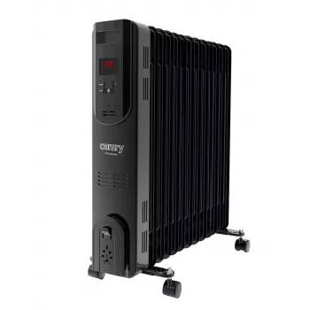 Camry CR 7814 radiatore a olio con telecomando, 2500 W, 13 elementi, nero