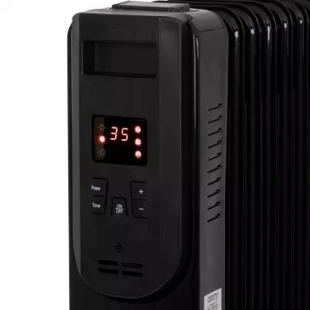 Camry CR 7814 radiatore a olio con telecomando, 2500 W, 13 elementi, nero
