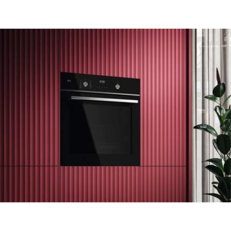 AEG forno con resistenza circolare, da incasso, 71l, nero