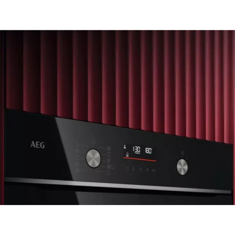 AEG forno con resistenza circolare, da incasso, 71l, nero