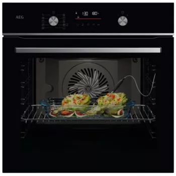 AEG forno con resistenza circolare, da incasso, 71l, nero