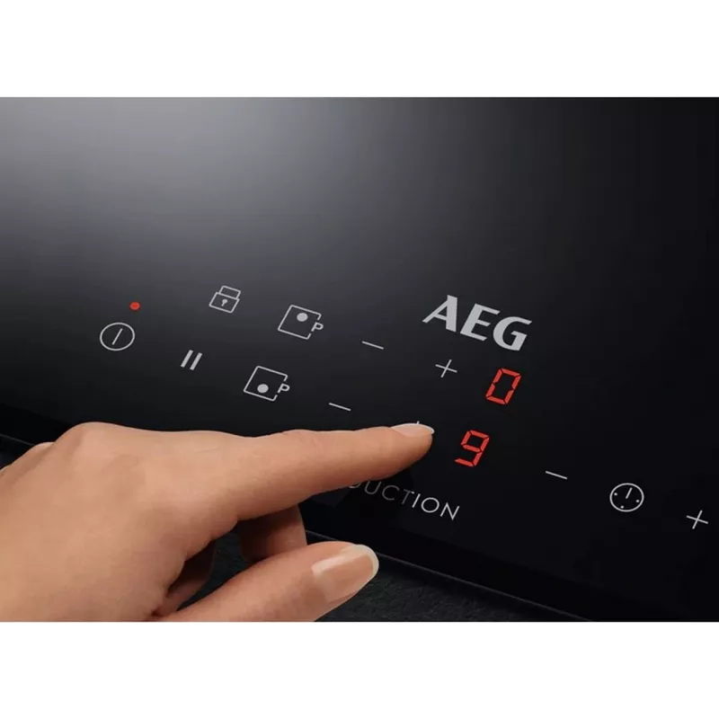 AEG IKB32300CB piano cottura a induzione 2 zone, Touch Control, PowerBoost, nero