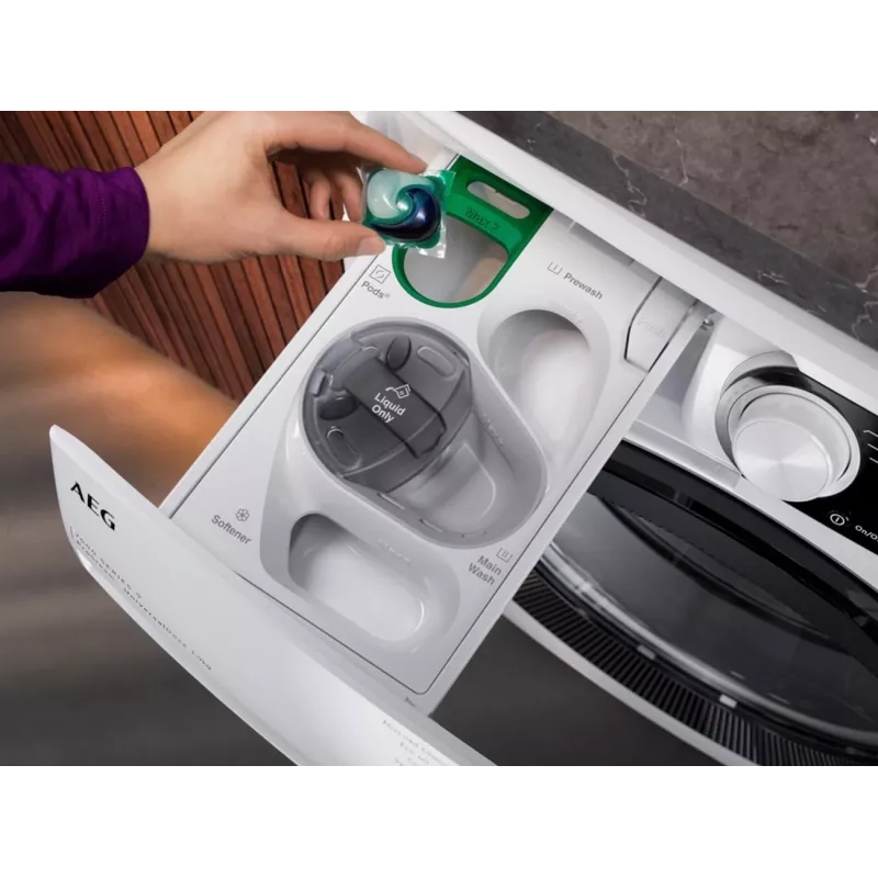 AEG LFR83844VE lavatrice a carica frontale, 8kg, 1400 giri/min, bianco