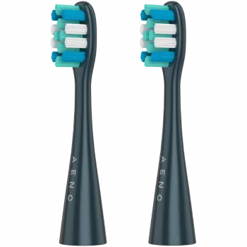 AENO ADB0010N Testine di ricambio, 2 pezzi, bianco, compatibili con lo spazzolino sonico ADLER ADB0010N