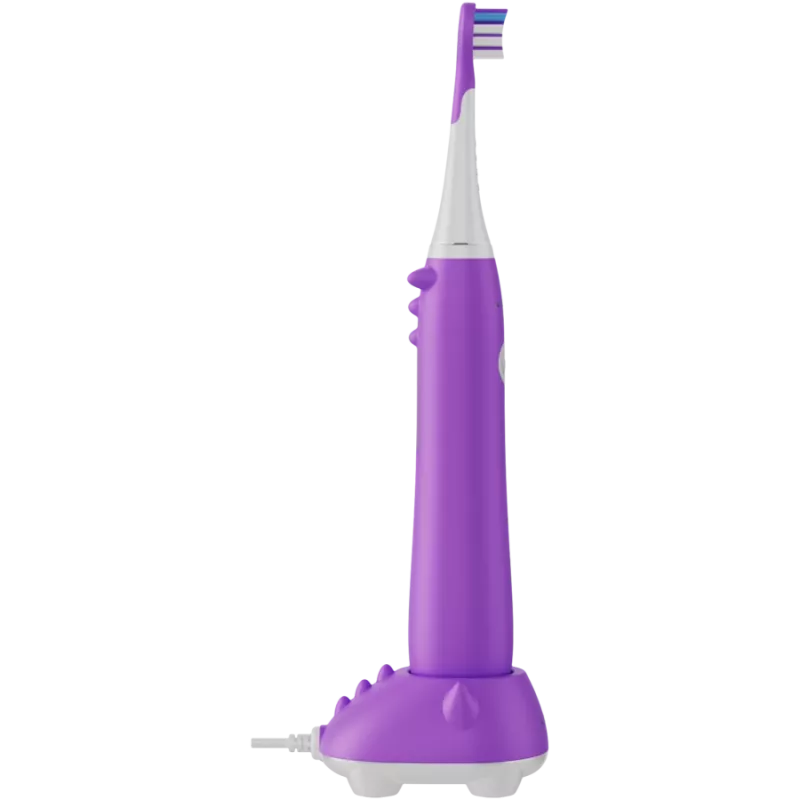 AENO Spazzolino senza fili, viola, 3 testine, 600mAh, 5 modalità, Smart Remind