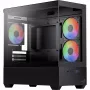 AEROCOOL P300D G-BK-v1 case Mini Tower ATX, nero, vetro temperato