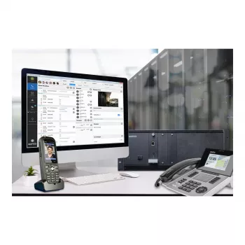 AGFEO ES 730 IT sistema di comunicazione IP (PBX) – 100 utenti, 100 SIP-Trunk, 30 conversazioni VoIP, Gigabit Ethernet, USB, firewall, VPN, UC-Suite, CTI, Web-GUI