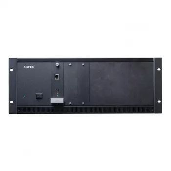 AGFEO ES 730 IT sistema di comunicazione IP (PBX) – 100 utenti, 100 SIP-Trunk, 30 conversazioni VoIP, Gigabit Ethernet, USB, firewall, VPN, UC-Suite, CTI, Web-GUI