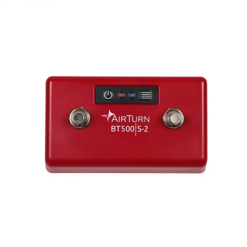 AirTurn BT500S-2 Silent controller a pedale Bluetooth per girare le pagine, teleprompter, musica e controllo presentazioni