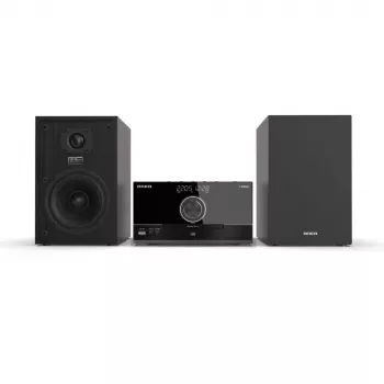 Aiwa MSBTU-600 sistema micro Hi-Fi 50W con Bluetooth, lettore CD, radio FM, USB, ingresso Aux, display LED, telecomando, nero