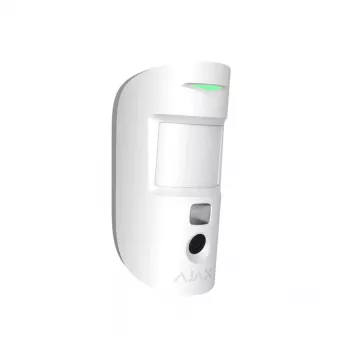 AJAX MotionCam Indoor (PhOD) White - Rilevatore di movimento PIR con telecamera