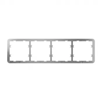 AJAX Smart Switch cornice 4 moduli bianco