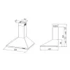 AKPO WK-4 CLASSIC MINI 60 INOX cappa aspirante telescopica 60 cm argento