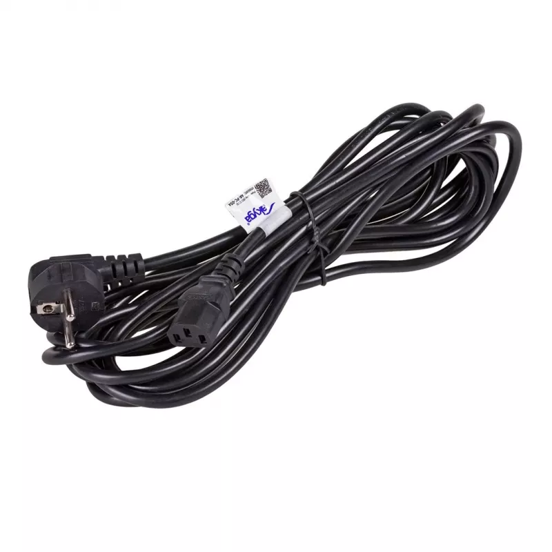 Akyga AK-PC-05A Cavo di alimentazione CEE 7/7 a IEC C13, 5 m, nero