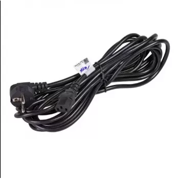 Akyga AK-PC-05A Cavo di alimentazione CEE 7/7 a IEC C13, 5 m, nero