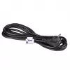 Akyga AK-PC-06A cavo di alimentazione CEE 7/7 a IEC C13, 3 m, nero