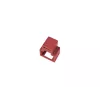ALANTEC RJ45 Plug Lock Rosso Confezione da 24 con chiave di rimozione