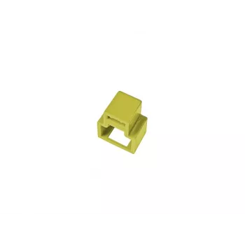 ALANTEC Blocco porta RJ45, giallo, confezione da 24 con chiave di rimozione