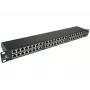 ALANTEC STP Cat.6 pannello patch 48 porte IDC 2U 19 pollici rack nero (PK050)